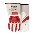 Watson Gloves Van Goat Ansi Cut A5 Goatskin Gauntlet W/ TPR-Medium PR 549TPR-M